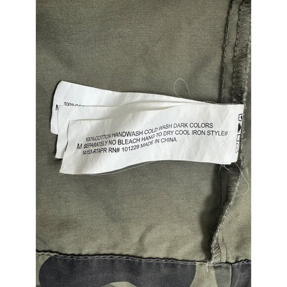 Ashley by 26‎ Intl Dowtown Camo Floral Embroidered Jacket Size M Coat Camouflage - Picture 9 of 10